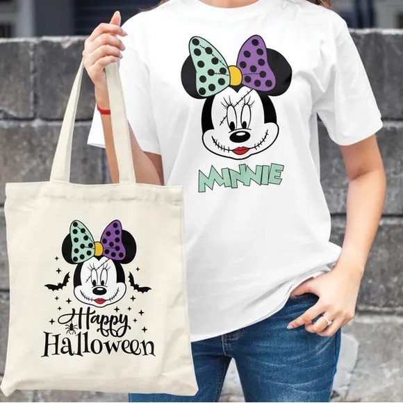 Minnie Halloween T-shirt - Picture 1 of 2